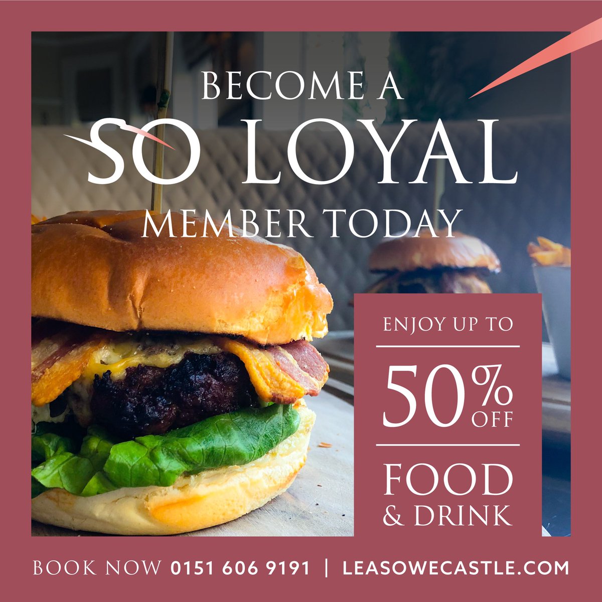 leasowe_castle's tweet photo. Loyalty is everything, we love our locals, so we love to give back.
Join our #SoLocal membership at The Castle & enjoy exclusive benefits, such as the extra special current 50% off our Brasserie 1593 & Wreckers menu Mon -Wed
Find out more here https://t.co/Dlj4bXxY39
#SoLoyal 🙌 https://t.co/dbR1ZHL9pV