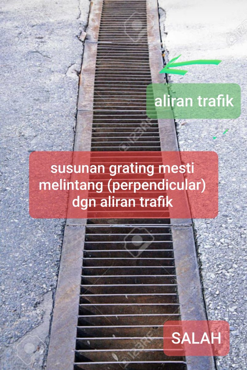 Roslan Md Taha (@roslanmdtaha) on Twitter photo Rekabentuk grating yang betul dan selamat adalah seperti berikut :
<a href="/JKRMalaysia/">JKR Malaysia</a>
<a href="/JKRJohor/">JKR Johor</a>
<a href="/CawJalanJKR/">Cawangan Jalan JKR Malaysia</a>
<a href="/CSFJ_JKR/">Cawangan Senggara Fasiliti Jalan (CSFJ)</a> Rekabentuk grating yang betul dan selamat adalah seperti berikut :
<a href="/JKRMalaysia/">JKR Malaysia</a>
<a href="/JKRJohor/">JKR Johor</a>
<a href="/CawJalanJKR/">Cawangan Jalan JKR Malaysia</a>
<a href="/CSFJ_JKR/">Cawangan Senggara Fasiliti Jalan (CSFJ)</a>