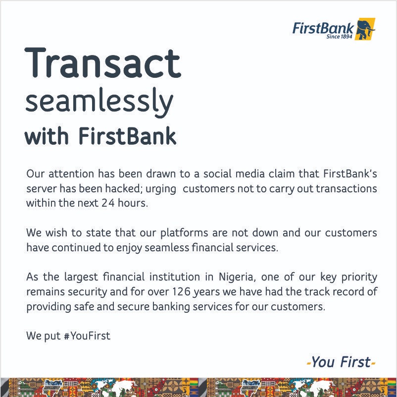 FirstBank Nigeria (@FirstBankngr) on Twitter photo 2020-10-19 08:26:26