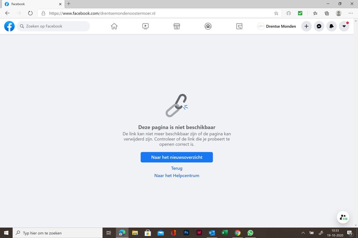 How come some people can not view facebook.com/drentsemondeno… and see instead this page?