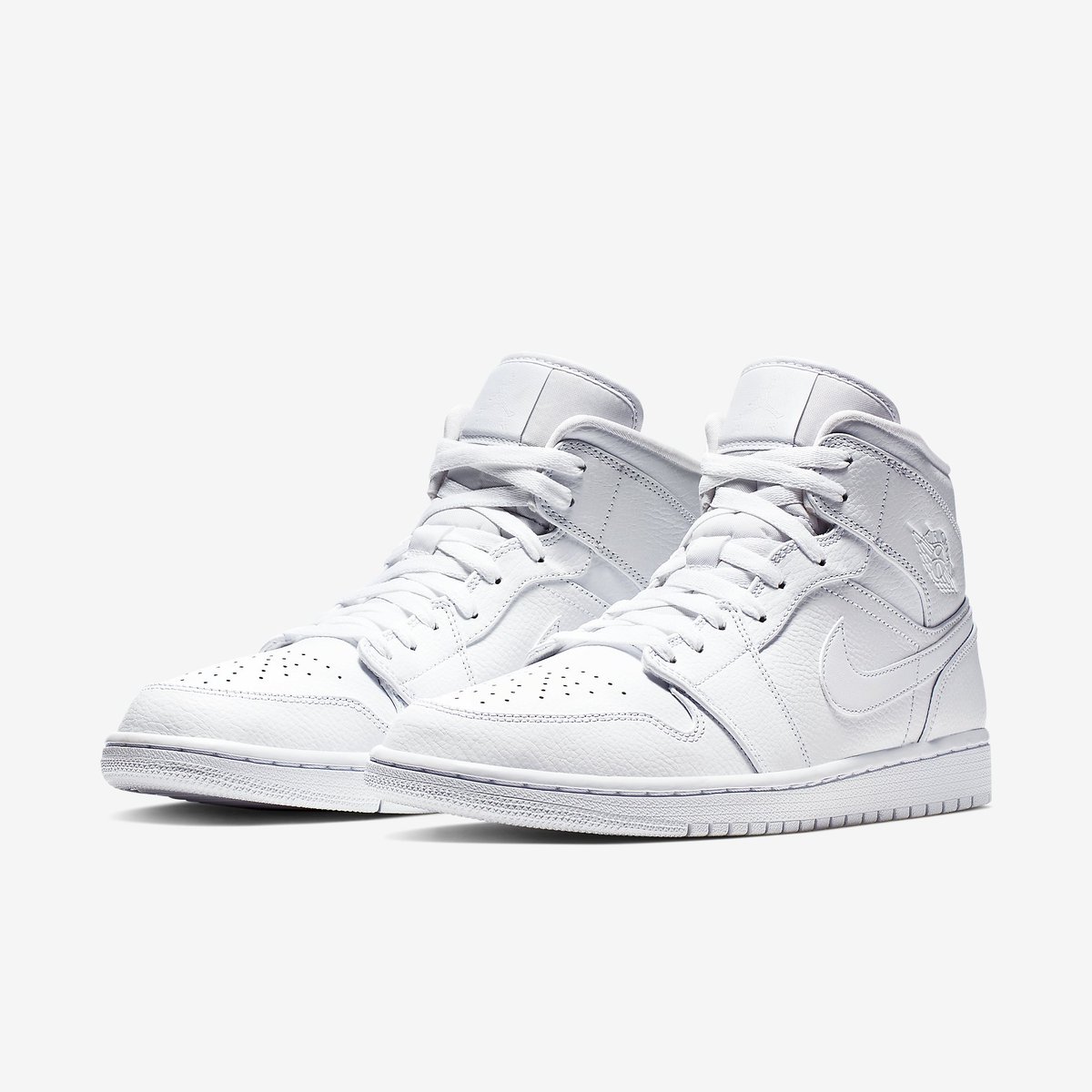 jordan 1 mid triple white 2.0