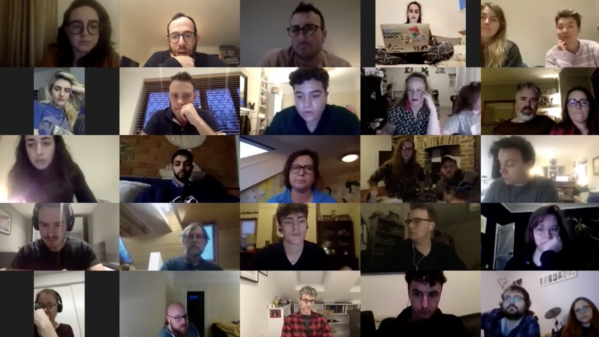 In March I organised a Zoom call for anyone who wanted to talk about UK musical theatre in the era of Covid-19. Everyone was organising these big zoom calls and so I did too. About 180 people came many of whom I had never met before