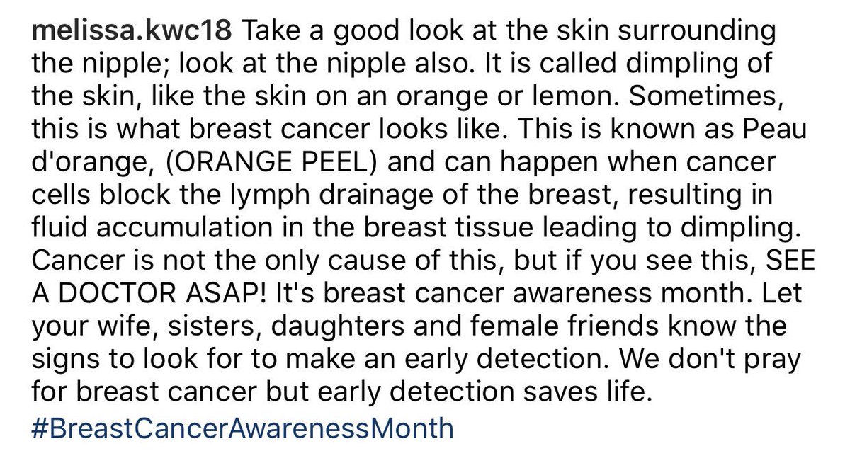 OurFavOnlineDoc's tweet photo. It’s breast cancer awareness month.
Let’s quickly pass this urgent lifesaving message to our ladies, women and mothers all over Nigeria.

If you see this post,
Retweet and pass it on.

It takes only one second.
You may be saving a life 🙏🏿 
Don’t forget to add #EndSARS https://t.co/rjNOUWBSBn