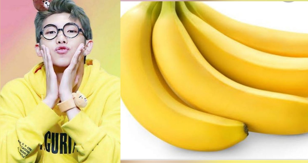 Kim Namjoon as banana.