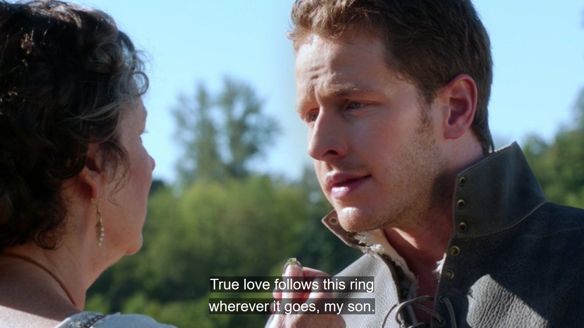 THE FACT THAT PRESENT DAY SNOW HAS IT NOW AND CHARMING FOUND HIS WAY BACK TO HER.