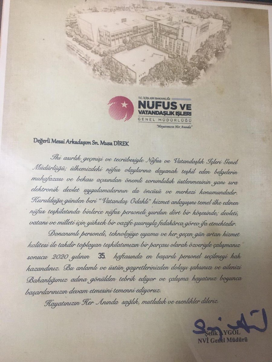 Sayın Genel Müdürüm @sefikaygol ün nazik hediyeleri bu gün elime ulaştı. Yaptığımız işi takdir eden, çalışmalarımızı,özverimizi gören sayın genel müdürümüze çok teşekkür ederim #hayatınheranında