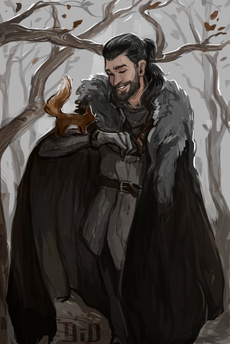 Andreas28613838's tweet photo. "What news from the Forest, friend?"
Made by @yioshka. I love this piece so much!
The steward of Drustvar has many friends, even the uncommon one may prove useful in ending any threat to those that would threaten the woodlands. 🐿️🌲🍂🍃
#OC
#Drustvar
#commission https://t.co/KTRX5LiZq4