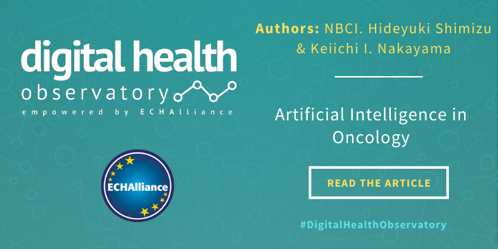 ECHAlliance's tweet photo. [#DigitalHealthObservatory 📚] 

'Artificial Intelligence in #Oncology' published by @NCBI 

Read the full article: https://t.co/xVNQoY4gX9

@joancornet https://t.co/TPaqhDuWKV