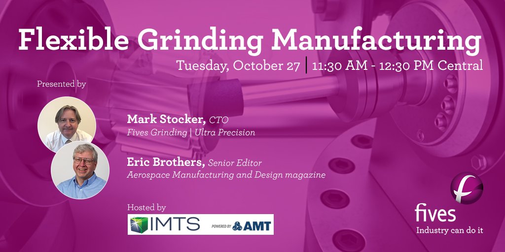 fivesgroup's tweet photo. IMTS Conference
➞Process Innovation – Flexible Grinding for Manufacturing by Mark Stocker, CTO Fives - Grinding | Ultra Precision &amp; Eric Brothers, Senior Editor at Aerospace Manufacturing and Design Magazine
Register> https://t.co/sgBPgvqDsm

#HighPrecisionMachines #Industry40 https://t.co/2kHLW71M9m