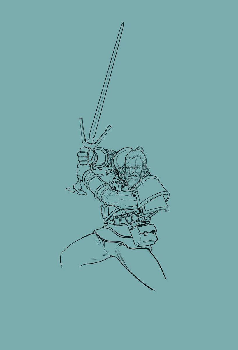 Luka29433604's tweet photo. #witcher #geralt #geraltofrivia #HenryCavill #illustration #drawing #fanart #process #wip #art #sketch #digitaldrawing #whitewolf #netflix #witcherseries #epicfantasy #wildhunt #cdprojectred #comics https://t.co/l38BELpwuY