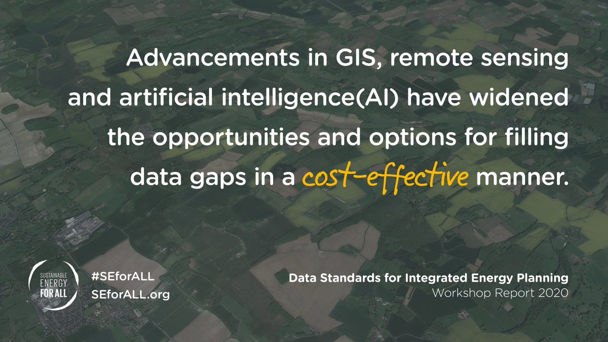 SEforALLorg's tweet image. The increasing trend in using geospatial modelling in #energyplanning is highlighting one of its key challenges: data gaps &amp;amp; data quality⚠️📊

#SEforALL compiled key insights🔑 from a workshop last July attended by 60+ experts👉bit.ly/31ksYRI #SDG7 #energyaccess