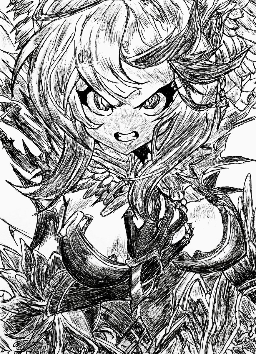 クリプトラクトの
模写過去絵(*'ー`*)

#ボールペン画
#過去絵
#模写
#クリプトラクト
#クリプトお絵描き
#アンジュ
#フローゼ
#フウリン
#ハミル 