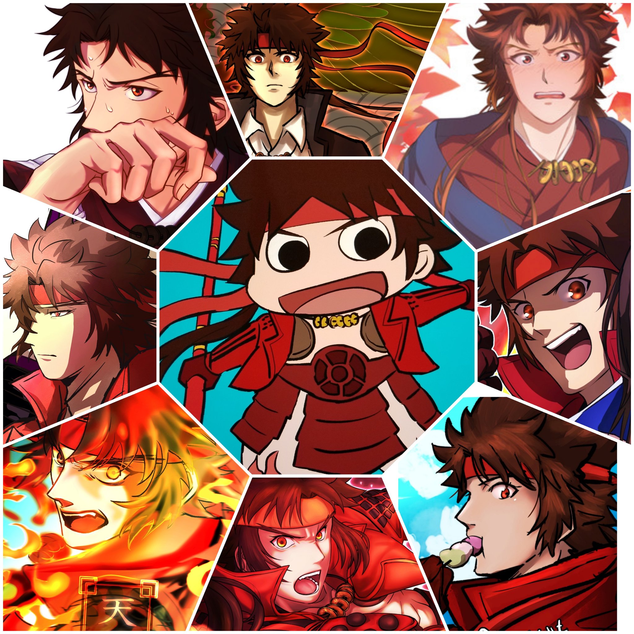 Maki うおおおおおお 戦国basara 真田幸村 イラスト T Co Owwfxdz34a Twitter