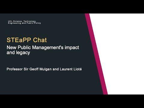 UCLSTEaPP's tweet photo. Catch the latest STEaPP Chat with @geoffmulgan and @LaurentLiote where they discuss New Public Management's impact and legacy.
πΊ Watch on STEaPP YouTube: https://t.co/3rBwOQbz8q https://t.co/VlOEJuAtOa