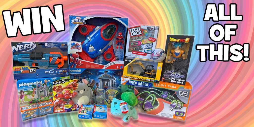 ToymasterLtd's tweet photo. 🌈Competition Time🌈
Enter to WIN our week 4 prize:
#Follow Toby Toymaster #RT &amp; tell us where your nearest Toymaster store is!
Winner is to collect the prize from their nearest store (Covid-19 changes permitting). Comp closes 2pm Fri 23rd Oct. UK &amp; ROI. T&amp;Cs apply https://t.co/ZsWilZzDTg