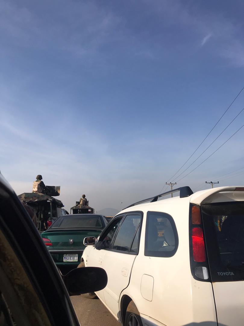 lilv_1010's tweet photo. Military Tanks on the streets of Abuja this morning heading towards protesters.
If you are online and not RT #EndSARS then you are not doing enough to support these our heroes on the street who are losing their lives daily to give us a better Nigeria
RT #EndBadGoveranceInNigeria https://t.co/PzpKba9wKP