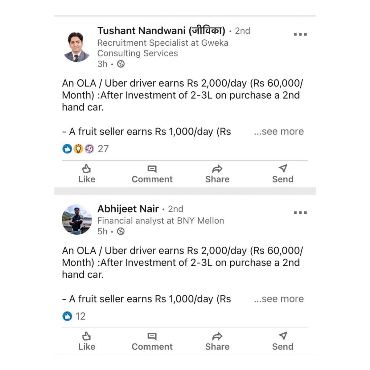 SDissect's tweet photo. LinkedIn plagiarism is hitting off the roof and we’ll be honest it’s the most difficult to spot who did it first to be able to call them out!
Have you faced the same?
What do you think is the solution?
#CopyAlert https://t.co/XY6k7JKFTF