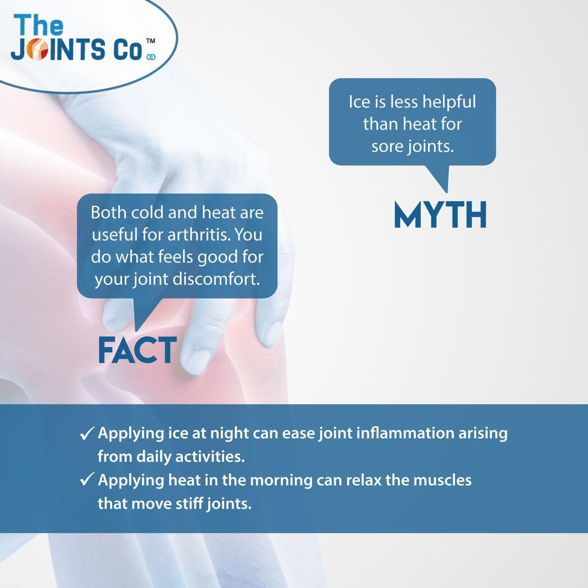 A common misconception which you need to know! 🤷🏻‍♂️🙌🏻
.
To Know More Follow us now @thejointsco 💖
#factsandmyths #thejointsco #kneepain #kneepainrelief #painsucks #factsoflife #misconceptions #mythology #falseinformation #thejointsco #joinpainremedy  #staysafe #information