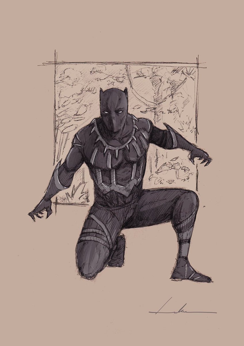 Luka29433604's tweet photo. #BlackPanther #ChadwickBoseman #king #legend #marvel #comic #marveluniverse #marvelstudios #marvelcomics #comics #art #drawing #sketch #mixedmedia #traditionalart #digitalart #kingtchalla #WakandaForever https://t.co/mG5RBmlptO