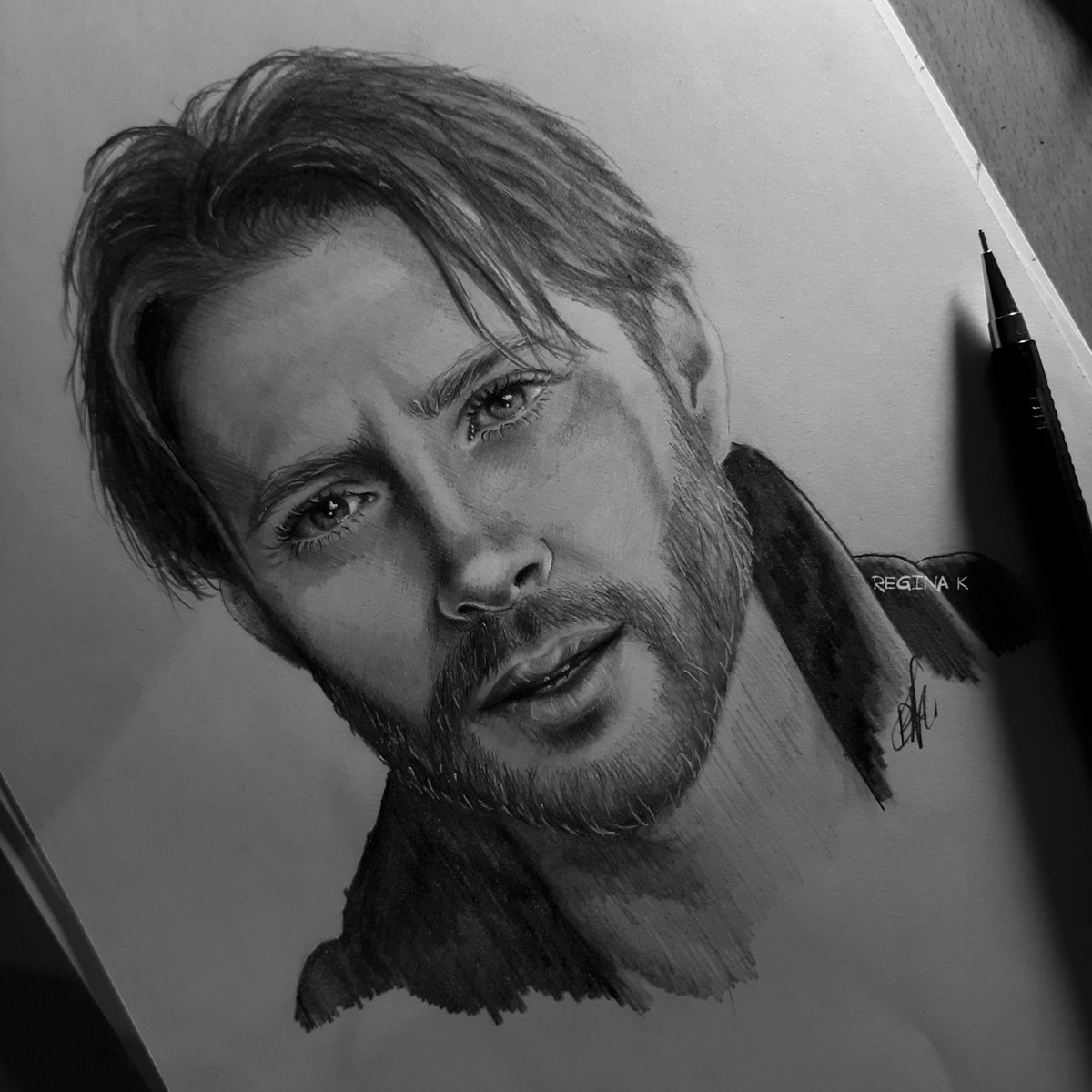 clockwork10doc's tweet image. Вбрасываю вчерашний скетчик и убегаю 🥰 @JensenAckles