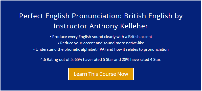 8pmpodcast's tweet photo. Learn Perfect English Pronunciation: British English by Instructor Anthony Kelleher https://t.co/Y1M3WNrkxr…/ #languagecourse #languagecourseonline #learnenglishonline #learnbritishenglish #masterinenglish #udemy #udemycourses #online #cheap #price
british english learningcourse https://t.co/zLqBMmwlqG