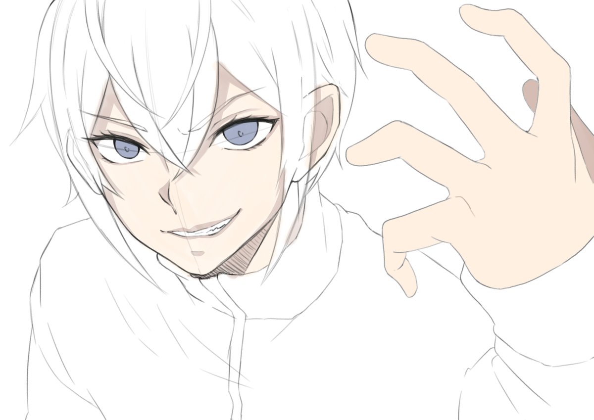 友人からもらった線画で塗り絵 くらたのイラスト