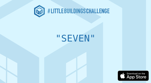 🏠 This week's #LittleBuildingsChallenge: "Seven". Download the app today at apps.apple.com/us/app/little-… and share your creations with us!