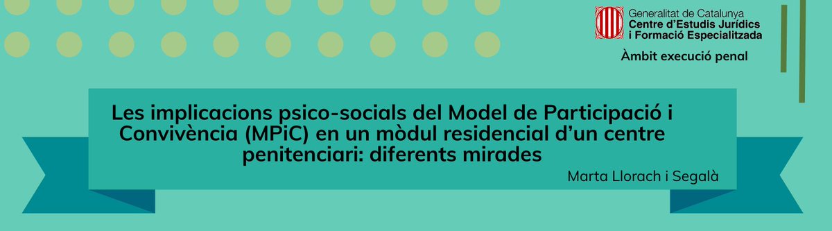 cejfe's tweet photo. ⚠ DEMÀ nova #SessióInvestigació #webinar❗

🟢 Participació dels encarcerats en la presó, amb Marta Llorach

Programa 👉 https://t.co/ujCF6dbQcA

📅 20 d'octubre
⏲ 16.00-16.45h

💻 Podeu seguir la Sessió en directe a: https://t.co/QMqAUWYQwY https://t.co/e23UgAPI2I