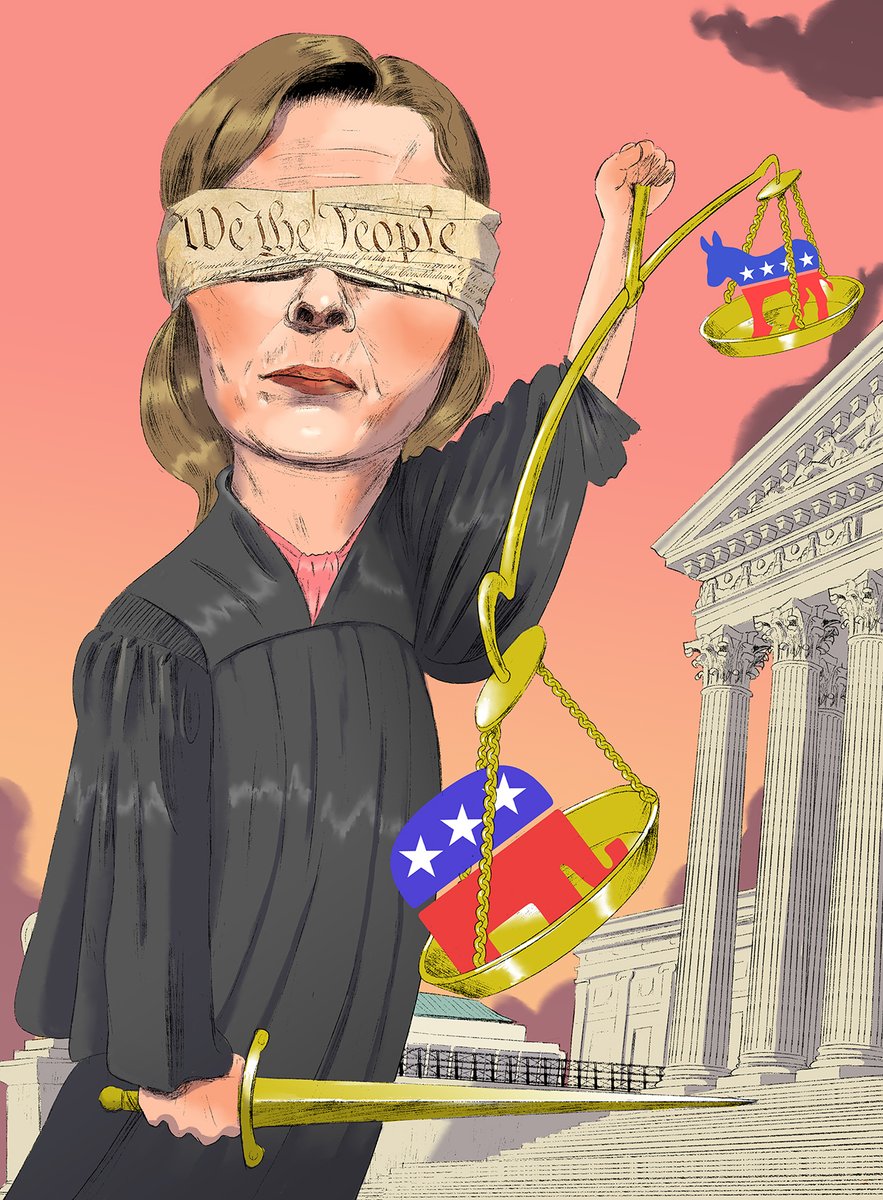 illosausage's tweet image. Does Amy Coney Barrett's belief in 'originalism' suggest a narrow minded adherence to a 300 year old text?