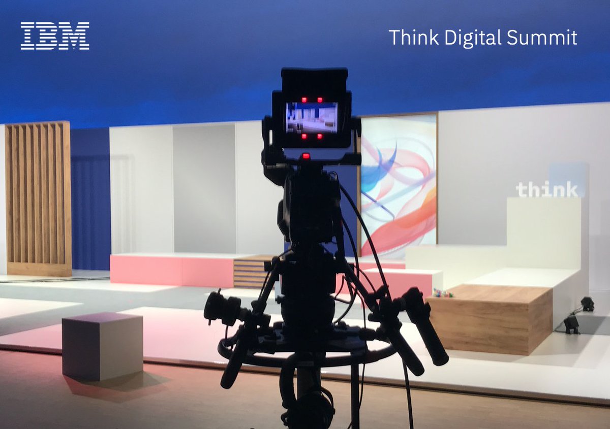 Noch ist das Studio leer. Morgen gibt es Sessions von  <a href="/abb_automation/">ABB Process Automation</a> <a href="/BMWGroup/">BMW Group</a> @DBSchenker @Fraunhofer_IAF <a href="/unsereOEBB/">ÖBB</a> und vielen anderen Unternehmen zu den Themen #AI #KI #Cloud #HybridCloud oder #Security. Jetzt einfach noch registrieren: ibm.biz/thinkdach #ThinkDACH