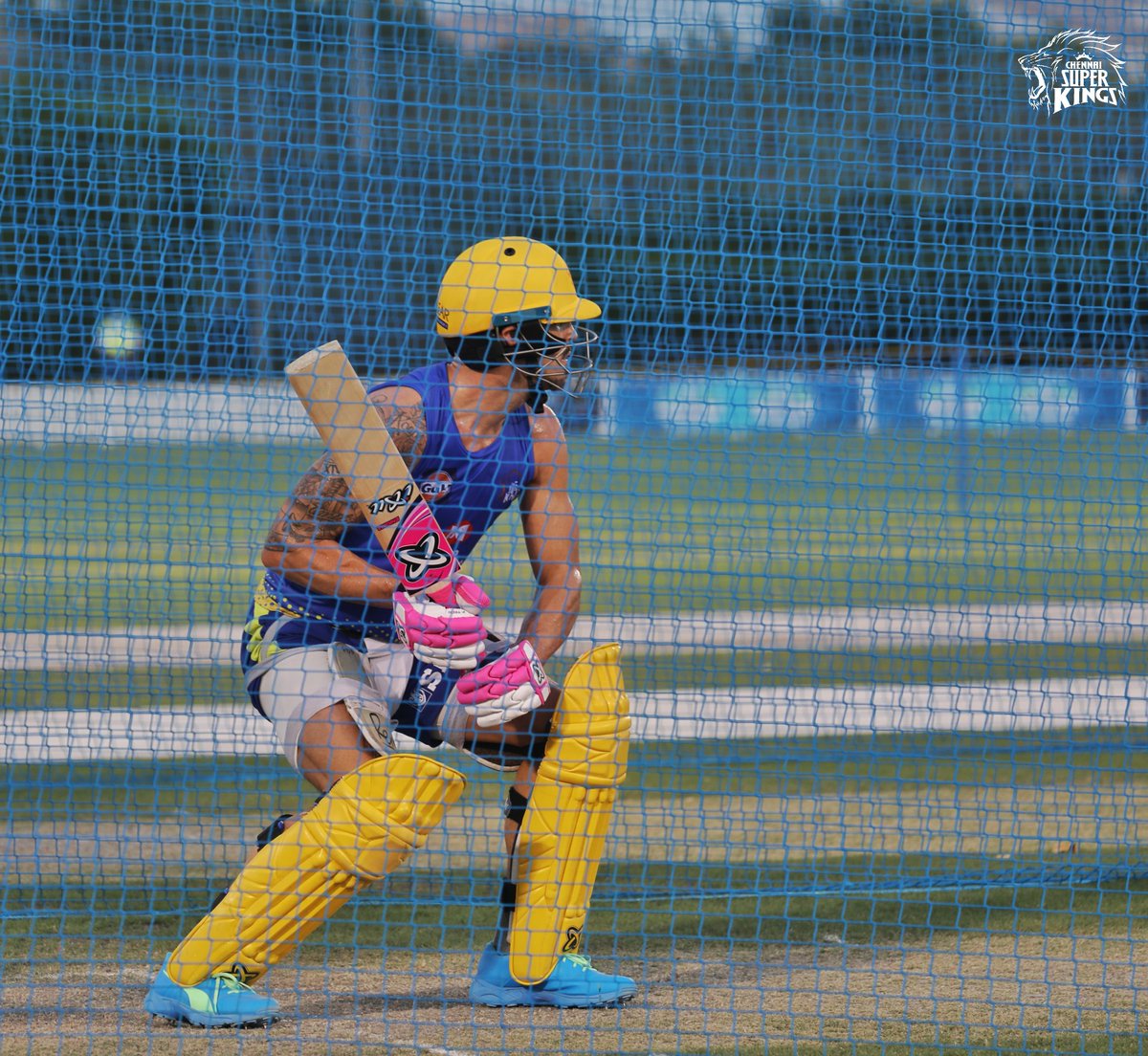 ChennaiIPL's tweet photo. Look forward with hope, not backward with regret. 🦁💛 

#WhistlePodu #WhistleFromHome #Yellove #CSKvRR https://t.co/8SgkpHdAy6