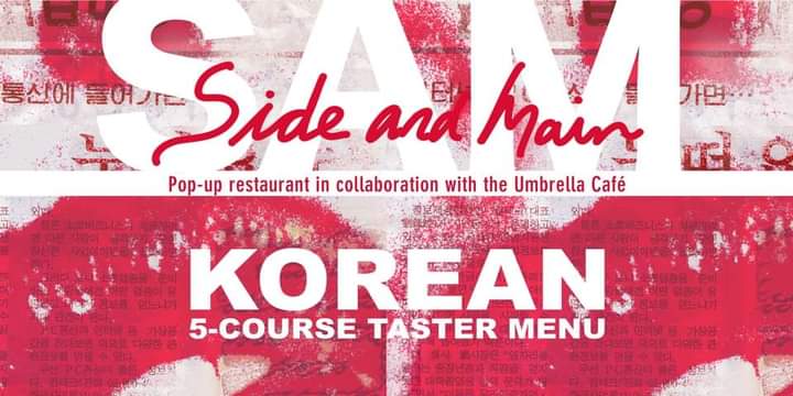 The Umbrella Café CIC (@umbrella_cafe) on Twitter photo Even more exciting news for a Monday morning: announcing a Sunday lunch pop up with <a href="/sideandmain/">Sideandmain</a>.
Side and Main are bringing a 5 course Korean tasting menu to the Cafe on November 15th.
#koreantastermenu #sundaylunch #whitstable Even more exciting news for a Monday morning: announcing a Sunday lunch pop up with <a href="/sideandmain/">Sideandmain</a>.
Side and Main are bringing a 5 course Korean tasting menu to the Cafe on November 15th.
#koreantastermenu #sundaylunch #whitstable