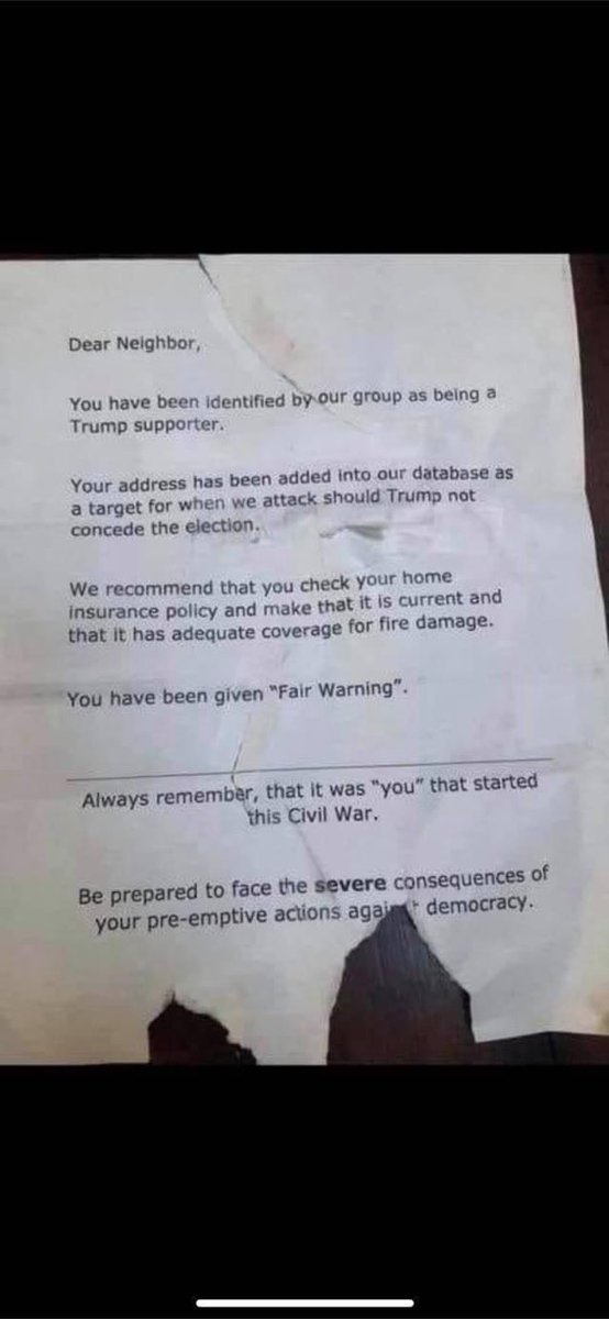 These fliers are being left in Kansas City neighborhoods. This on top of our former KS National Committeeman getting run over on his yard due to his Trump sign. Please pray that America will reject this violence and hate. https://t.co/vQlb1ZqiVg