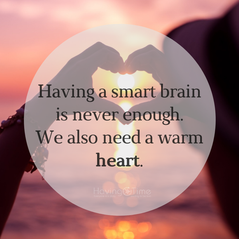 havingtime's tweet photo. Having a smart brain is never enough... 
We also need a warm heat 💜 https://t.co/Hxwz8wG1pG