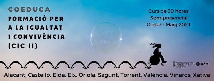 CEFIREambitINC's tweet photo. 📢Torna la formació CIC II , perquè una bona acció coeducadora és fonamental per previndre
✏️INSCRIU-TE  a https://t.co/z78N13ef0H
📌Adreçat a membres d'equip directius, CIC i/o tutors.
 🗓️ Del 25/01 al 25/03 #CefireAlacant #CefireElx #CefireElda @GVA_Cefire   @GVAeducacio https://t.co/U3gKzSsctL