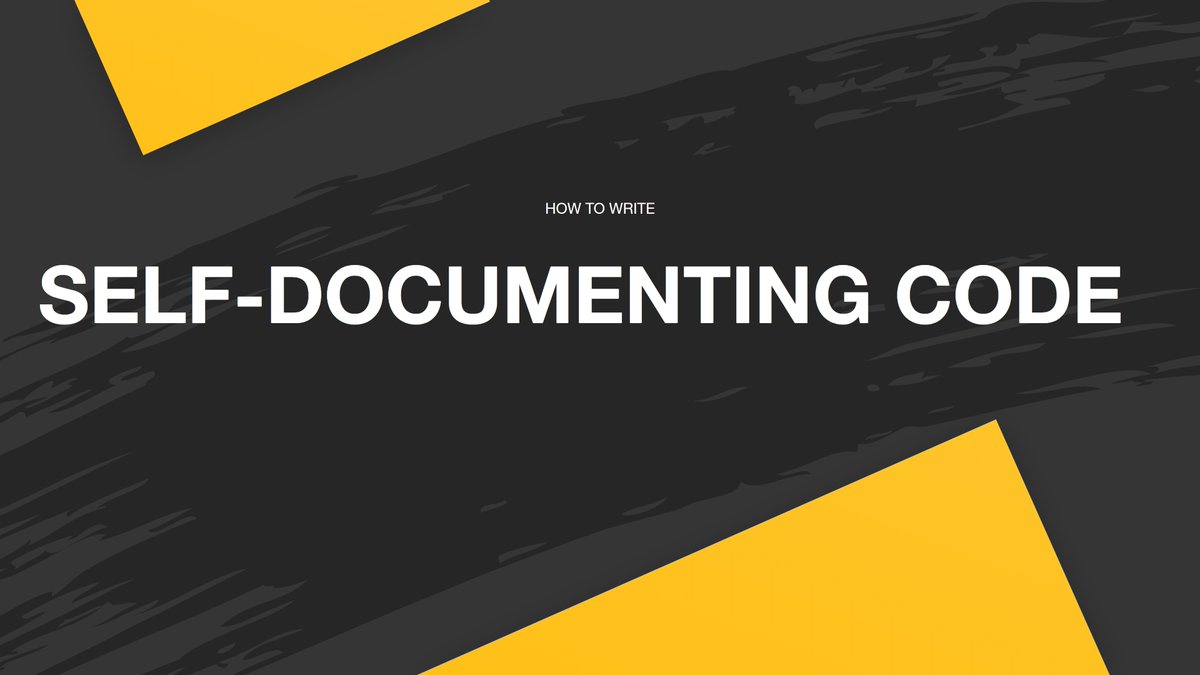 adyngom's tweet image. [Live 5:30pm EST today Oct 19th]
How much time do developers spend reading code vs writing it? Take a wild guess and come find out the crazy numbers while discovering how and the multiple benefits of writing clean, readable self-documenting code.
youtube.com/watch?v=9M7I1e…