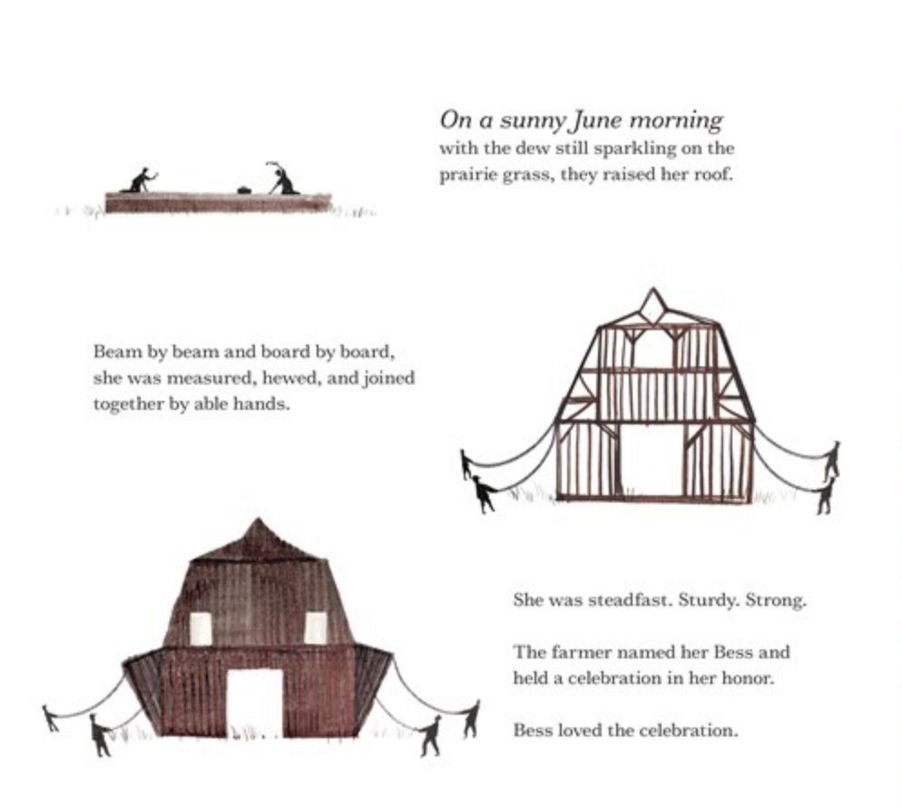 COffsay's tweet image. The heartwarming story of Bess, a barn, who keeps the animals safe for years until the farm falls into new hands &amp;amp; a shiny new barn replaces her. Bess’ story doesn’t end there though &amp;amp; one stormy day she shows that new isn’t necessarily better &amp;amp; there is life left in her yet.