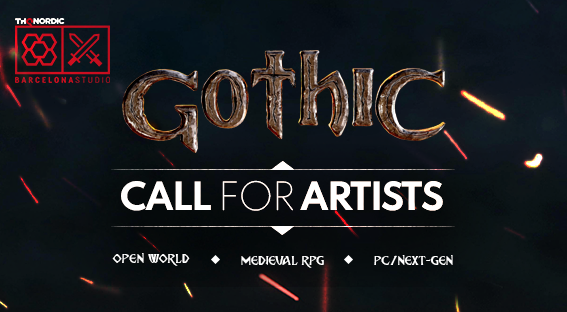 dacangi's tweet photo. Last call for 3D Artists! Do you want to work on Gothic for next-gen consoles and PC? Do you like medieval open worlds? Join our multidisciplinary art team and enjoy this legendary adventure with us at THQNordic Barcelona.

https://t.co/3qF9smHTcZ https://t.co/DbA757Eook