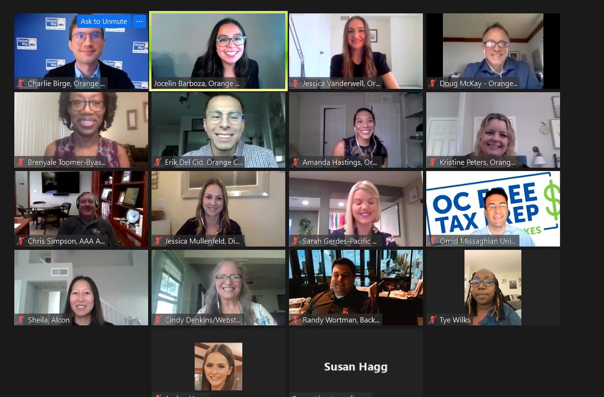 unitedwayoc's tweet photo. @UnitedWayOC hosted a successful #UpSkillOC Virtual Master Class last Saturday! Thanks to our speakers Amber Heeg from @roberthalf and Amber Medina from @synchrony for joining us, along with our amazing volunteers! #WorkforceDevelopment #DoingMore4OC https://t.co/d961Uac0Xe