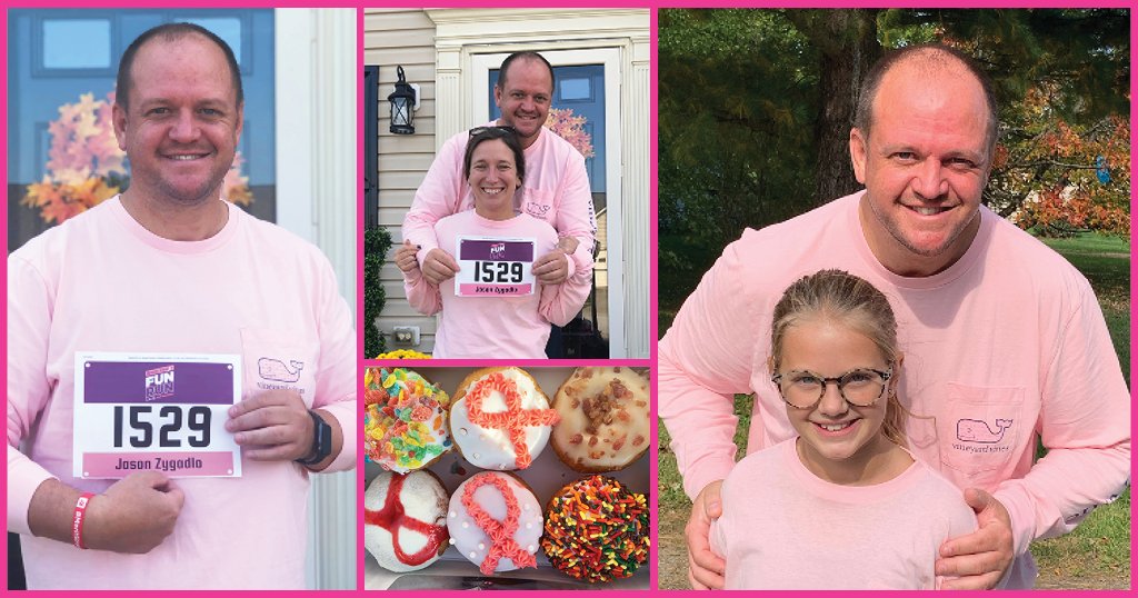 MeritMedical's tweet photo. Greetings from Brunswick, OH! Jason Zygadlo, Merit Sales Representative, completed the Breast Cancer Virtual Fun Run with his family. A big #thankyou for making a difference! #RunsForAPurpose #BreastCancerAwarenessMonth @jzig1978 https://t.co/Y17pJos4jC