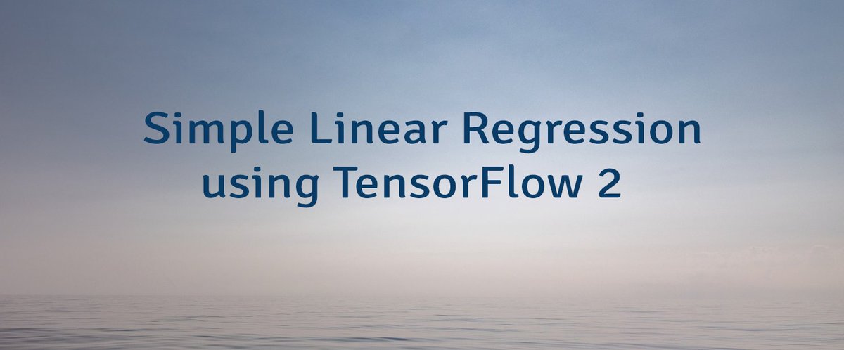 lindevscom's tweet image. Simple linear regression describes the relationship between one dependent and one independent variable.
Learn how to solve simple linear regression problem using #Tensorflow 2: lindevs.com/simple-linear-…
#SimpleLinearRegression #DeepLearning #MachineLearning #AI #TrainedModel