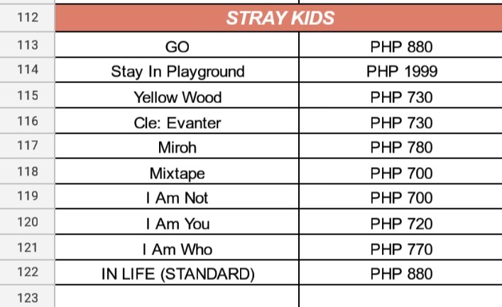 [ #DellePHGO]Stray Kids Assorted Sealed AlbumsPrices are ALL IN + lsf Counted in Charts Sealed and OfficialDOO/DOP: Nov. 10NORMAL ETAORDER HERE: https://bit.ly/30X0Zas *Photo credits to the real owner*