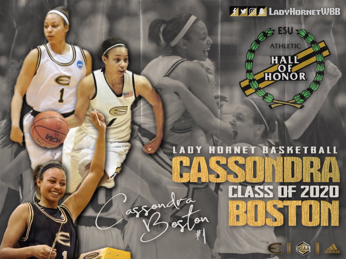ESUHornetsWBB's tweet photo. Cassondra Boston [2006-10]
• 2010 National Champion
• WBCA First Team All-American
• South Central Region Player of the Year
• MIAA Player of the Year
• Unanimous First Team All-MIAA
• MIAA Freshman of the Year
• Ken B. Jones Winner [MIAA top student-athlete] 
@MsBoston2U https://t.co/ic0v1MaIOE