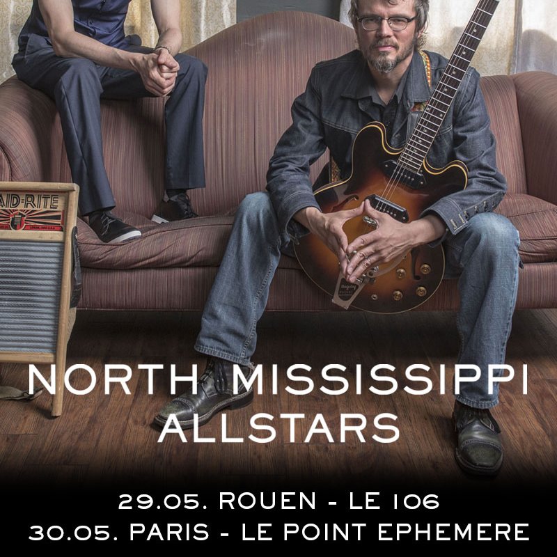 Speakeasyprod's tweet photo. @nmallstars reviennent pour deux dates en France : le 29 mai 2021 à Rouen, @le106 et au @PointEphemere le 30 #nmallstars #northmississippiallstars #le106 #pointephemere #pointFMR #Americana https://t.co/Hc3UCEPBfO