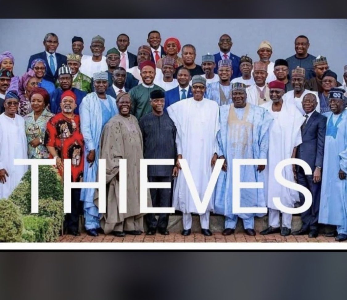zappyplug's tweet photo. Thieves? 

Retweet for YES 
Or
Like for most definitely 

#EndBadGoveranceInNigeria #endsars #EndPoliceBrutalityinNigeraNOW #Edoprisonbreak https://t.co/BZ67lo1aXC