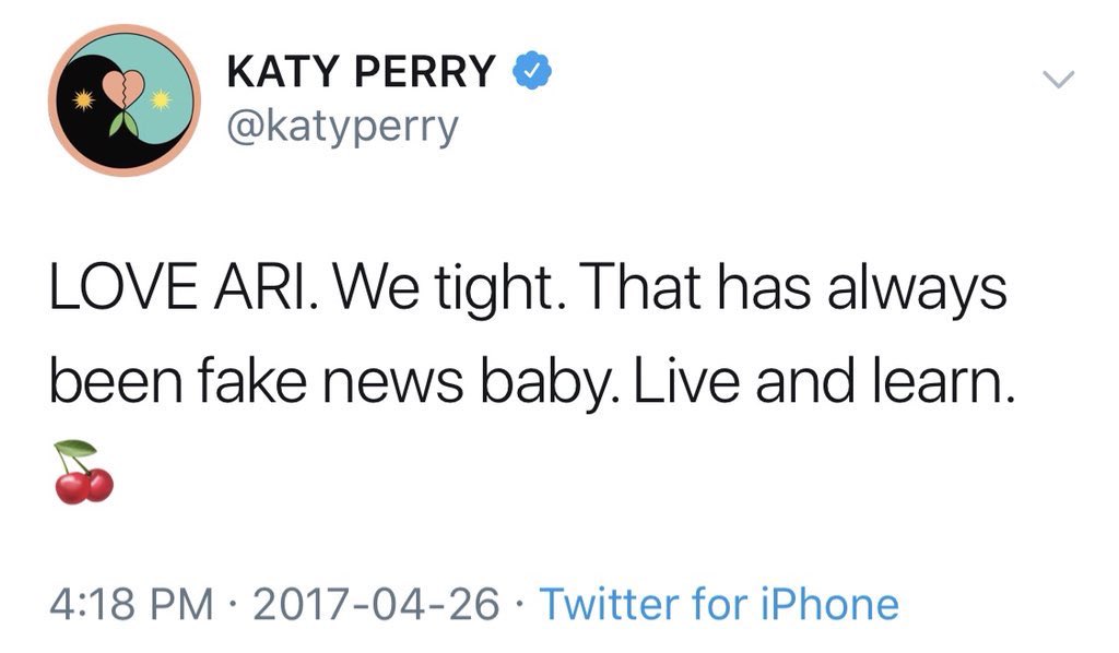 they set themselves up for disappointment only to drag katy later. she herself had to speak up about this :/