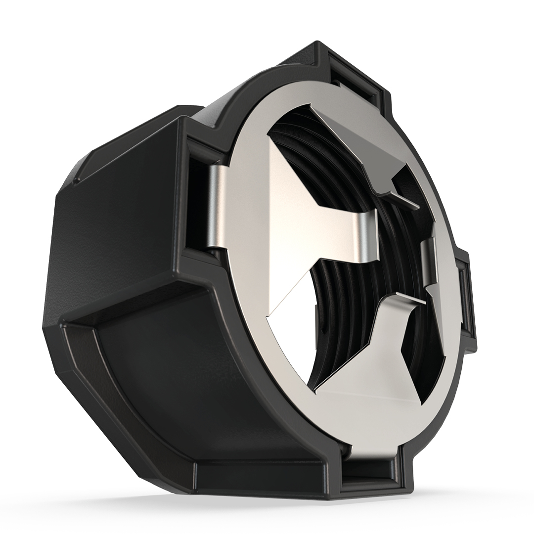 WISKAHoppmann's tweet photo. 📢 Our new MagikNUT has a unique design. It is a polyamide locknut with a stainless steel clip for EMC. It is light-weight, available in 3 sizes and black and grey. 👉 Check our video for more details 👉https://t.co/Un0tuLYdO9 #wiska #emc #cable #locknut #cablemanagement https://t.co/jot4l824Qu