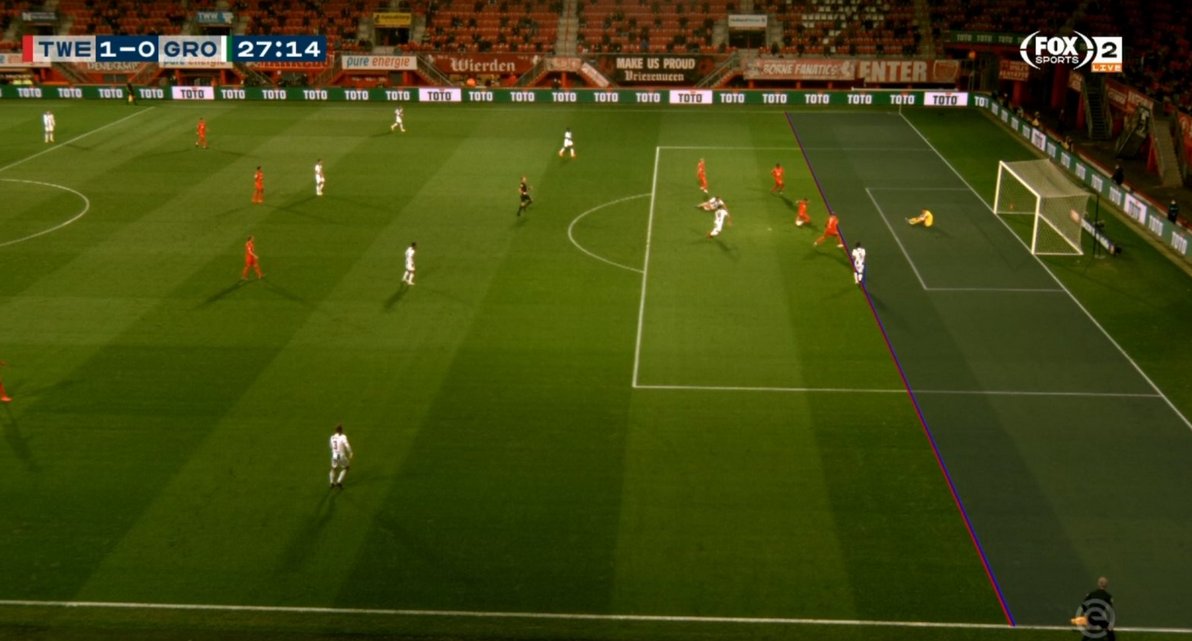 Umpire's call doesn't remove all issues of course. FC Twente had this goal disallowed by the linesman. It went to VAR, which showed the attacker was onside. But as the lines were touching it stayed with the on field decision, and no goal was given despite the evidence.