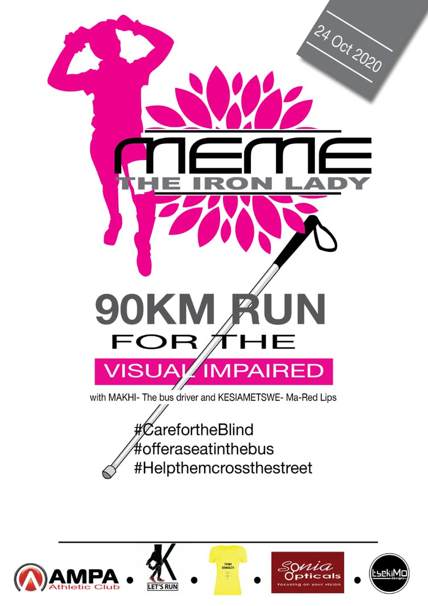 AmpaWater's tweet photo. They're ON weekend, to run for those who can't due to their visual impaired. We will rally behind you ladies.
#ampa150&amp;300kmchallenge
#azishe
#okletsrun
#teamSoweezy
#Carefortheblind https://t.co/316S3calGN