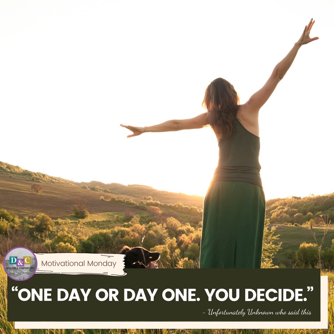 #MOTIVATIONALMONDAY - 😊 One day or day one. You decide. So very true... #motivation #instamood #smallbusiness #motivation #instamotivate